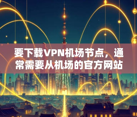要下载VPN机场节点，通常需要从机场的官方网站或授权渠道获取相关的配置文件或软件。以下是一些常见的步骤和注意事项