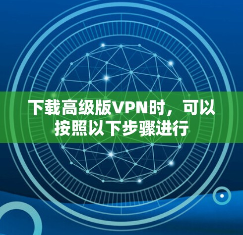 下载高级版VPN时,可以按照以下步骤进行