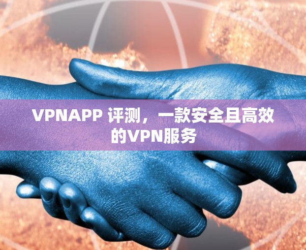 VPNAPP 评测,一款安全且高效的VPN服务 VPNAPP 评测,一款安全且高效的VPN服务
