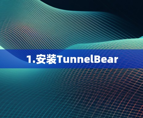 1.安装TunnelBear 1.安装TunnelBear