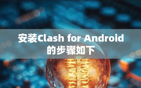 安装Clash for Android的步骤如下 安装Clash for Android的步骤如下