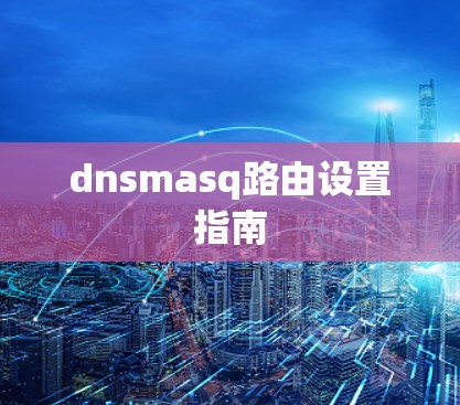 dnsmasq路由设置指南 dnsmasq路由设置指南