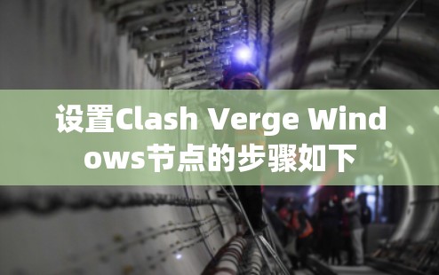 设置Clash Verge Windows节点的步骤如下 设置Clash Verge Windows节点的步骤如下