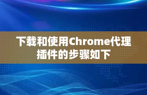 下载和使用Chrome代理插件的步骤如下 下载和使用Chrome代理插件的步骤如下