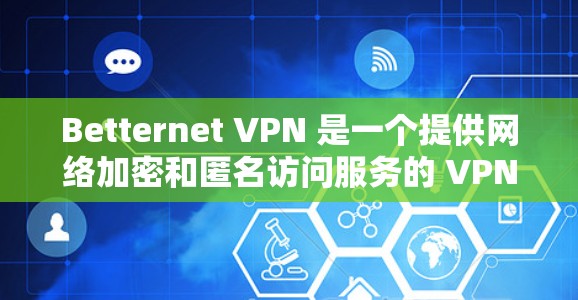 Betternet VPN 是一个提供网络加密和匿名访问服务的 VPN 服务商。其电脑端 VPN 客户端可以帮助用户保护隐私，访问受限制的网站，并连接到多个服务器以选择最佳的网络体验