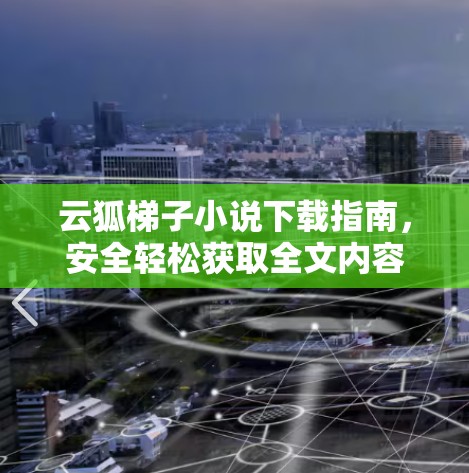 云狐梯子小说下载指南，安全轻松获取全文内容