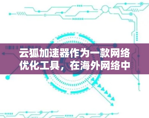 云狐加速器作为一款网络优化工具，在海外网络中展现了显著的优势。以下是对其海外网络优势的详细分析